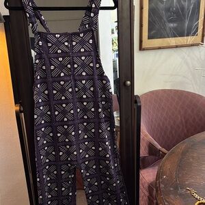 Elegant Geometric Patterned Jumpsuit